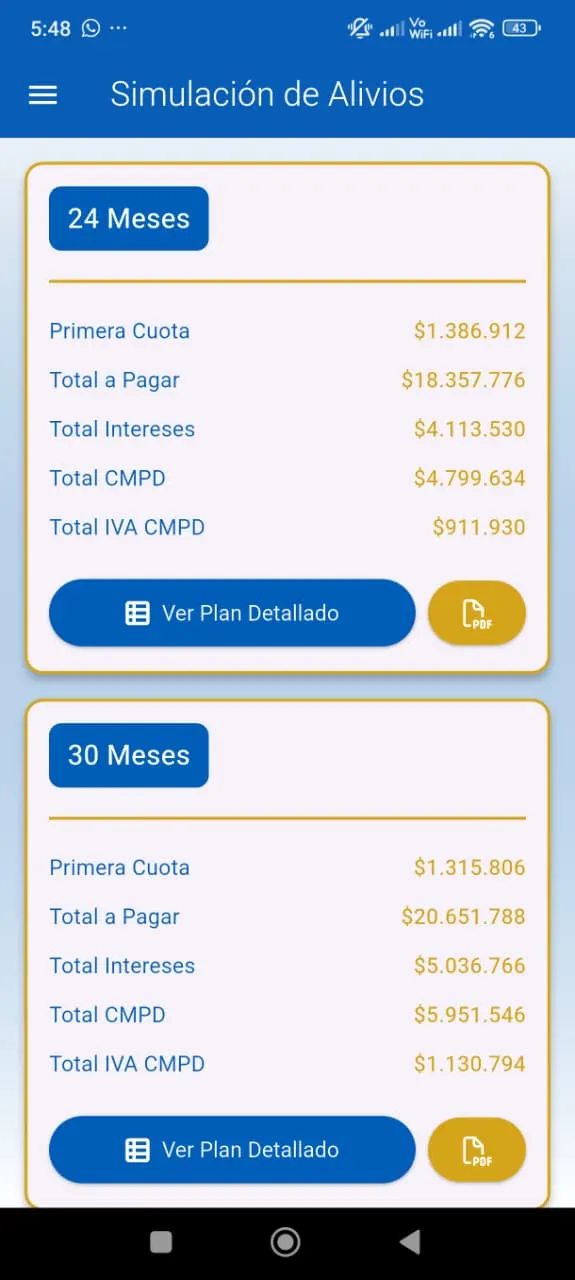 Inklusivapp · Créditos. Pantalla alivios