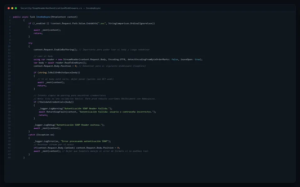 Pagos Integración una vía RIN Bancolombia. Codigo seguridad soap